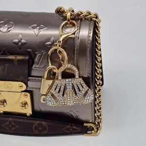 Authentic Louis Vuitton Lock & Key with unbranded Bagcharm, Keycharm, Keychain